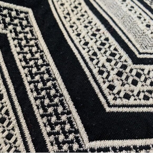 WILLOW AND CLAY BODYCON BLACK& WHITE STRETCH DRESS WOMEN SIZE MEDIUM - Picture 5 of 10